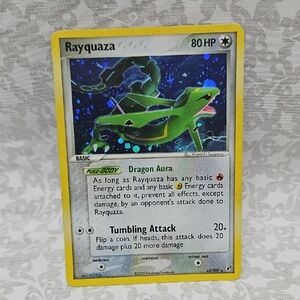 2005 Pokémon Rayquaza Holo Ex Deoxys 22/107